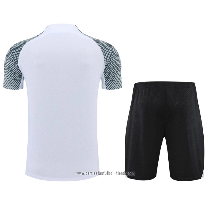 Chandal del Liverpool 2022 2023 Manga Corta Blanco - Pantalon Corto